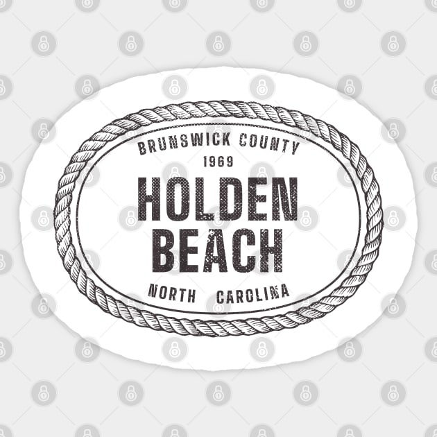 Holden Beach, North Carolina The Family Beach Sticker by Contentarama